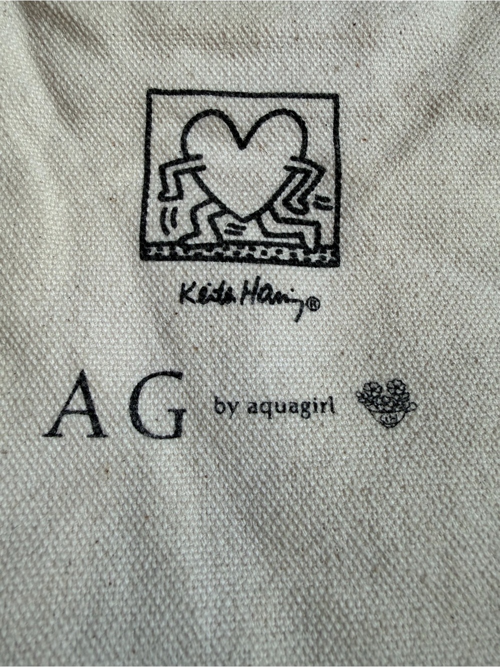 Keith Haring Tote Bag AG by Aqua Girl - Picture 3 of 3